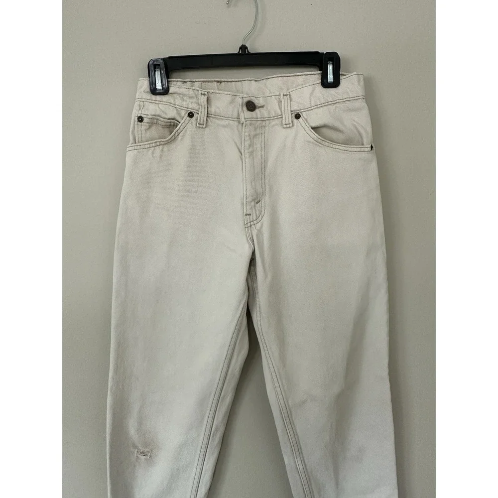 VTG Levis 550 W30x32‎ Off White Made In USA 1992 Vintage